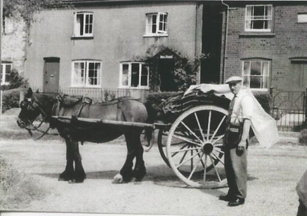 Sydney James with Horse and Cart