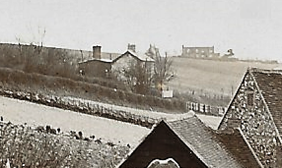 Coombs at the top of the Grubbin viewed from Loosley Hill