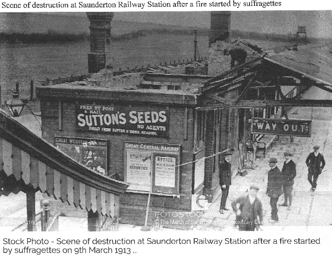 Saunderton Station gutted by fire