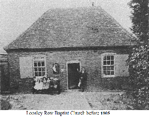 Loosley Row Baptist Church before 1905 