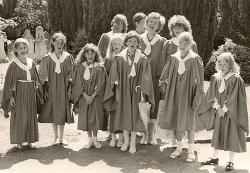 The choir in the 1980's