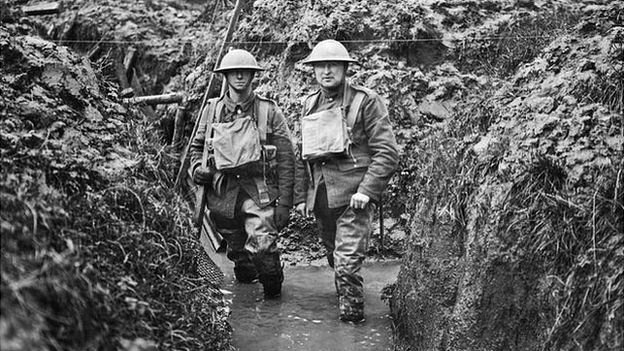 Flooded trench