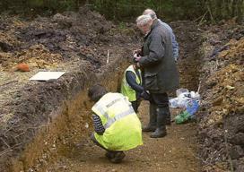 Carefully recording the geological scene