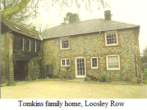 Tomkins Family Home, Loosley Row
