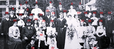 Lane family wedding 1912