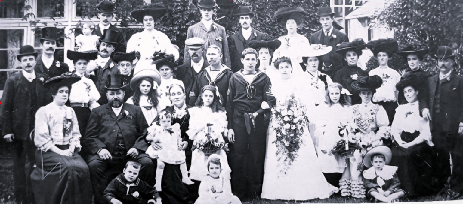 Lane family wedding 1912