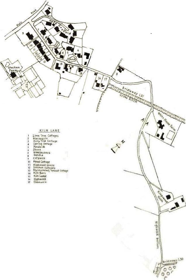 Kiln Lane Map