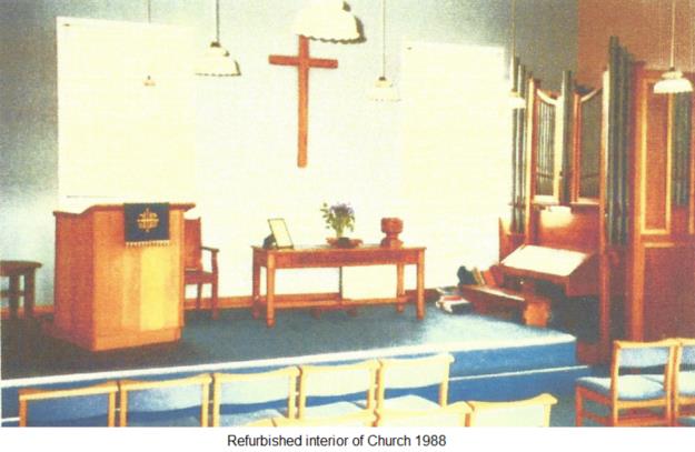Refurbished interior of Church 1988