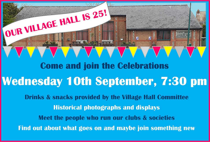 Village Hall 25 years