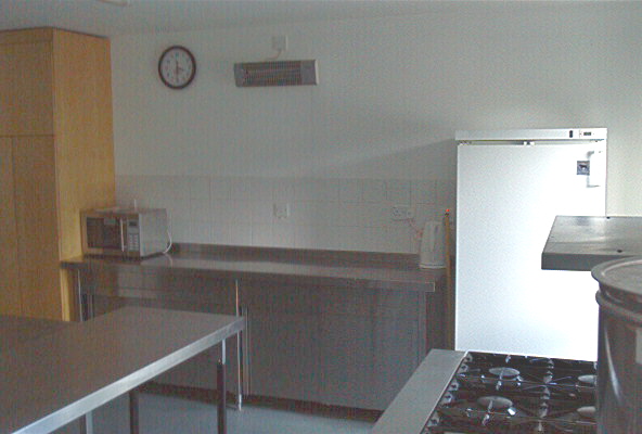 Fridge, additional surface area and 	microwave