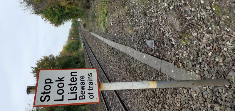 PR bound Rail Xing